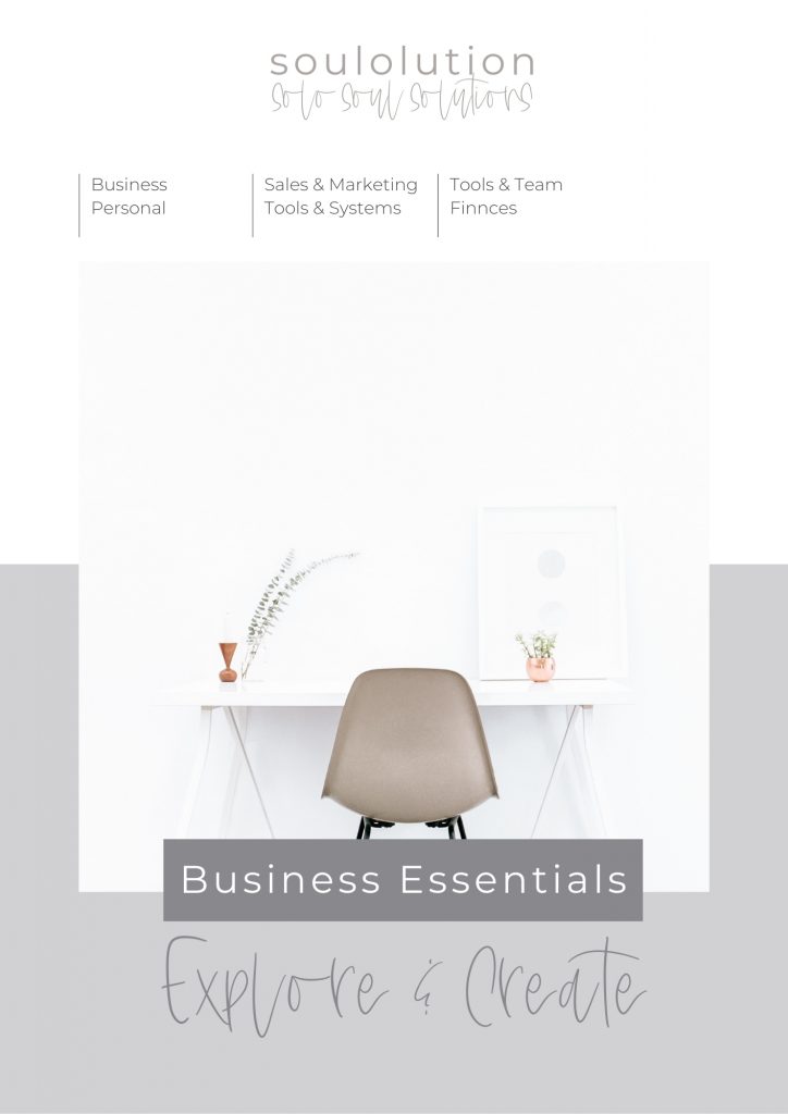 soulolution SOUL Brand Identity Workbook Business Essentials