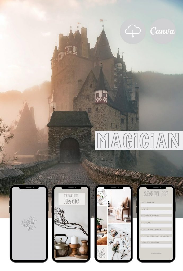 soulolution SOUL Brand Identity Magician Archetype Free Canva Templates