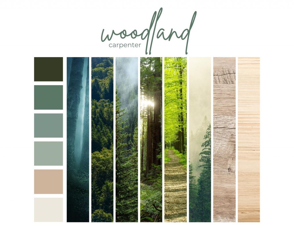SOUL Identity Mood Board Woodland