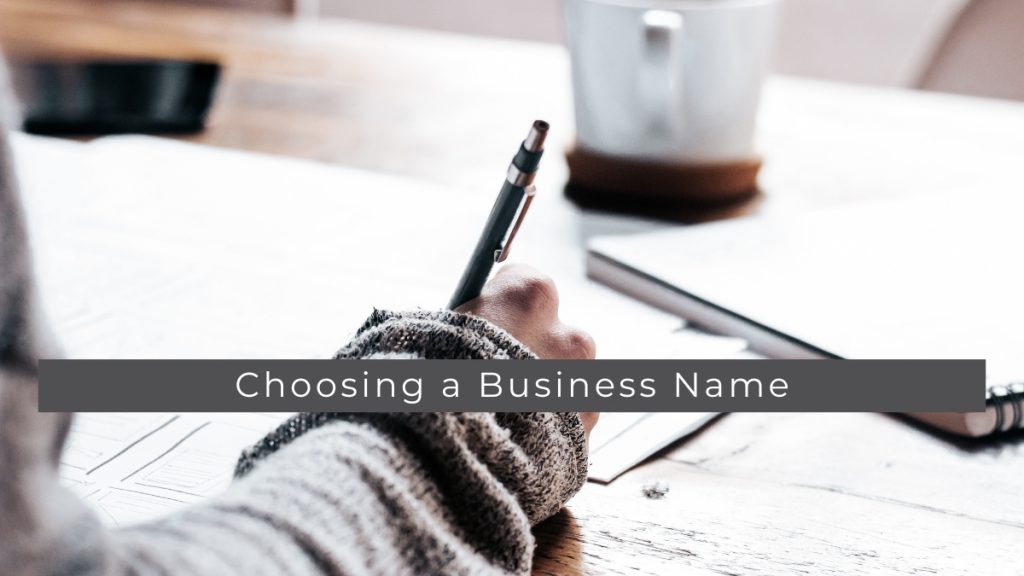 choosing a business name for solopreneurs